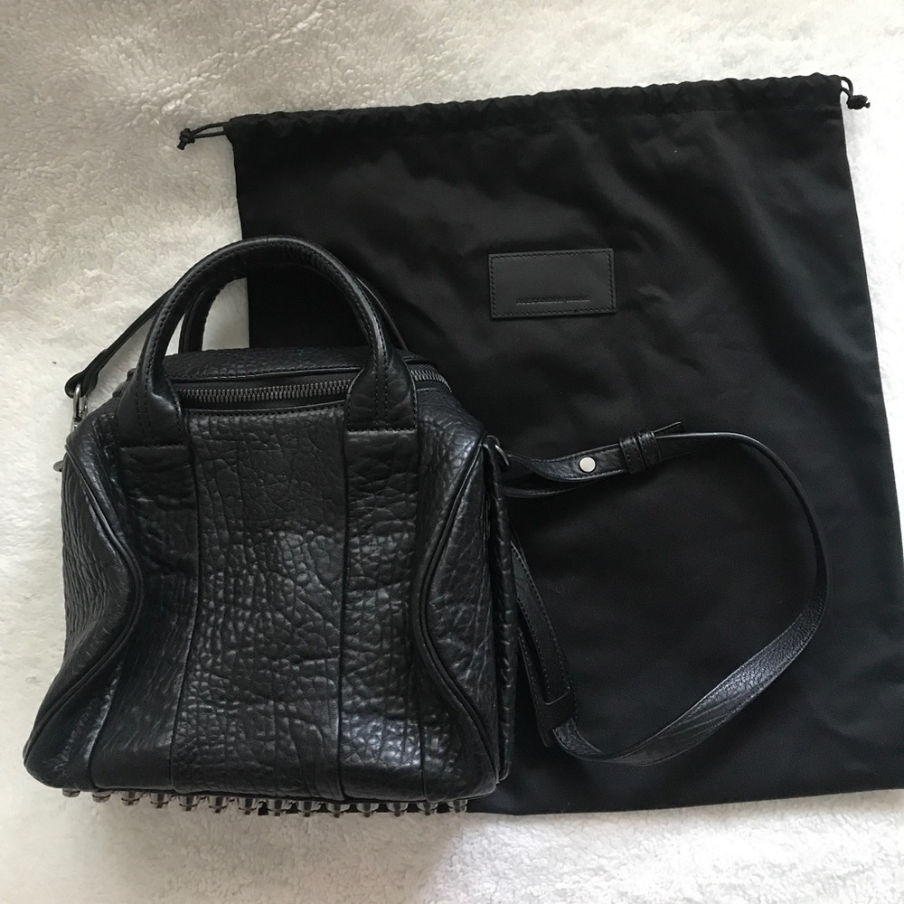 Alexander Wang Rockie Black Nickel Crossbody Bag
